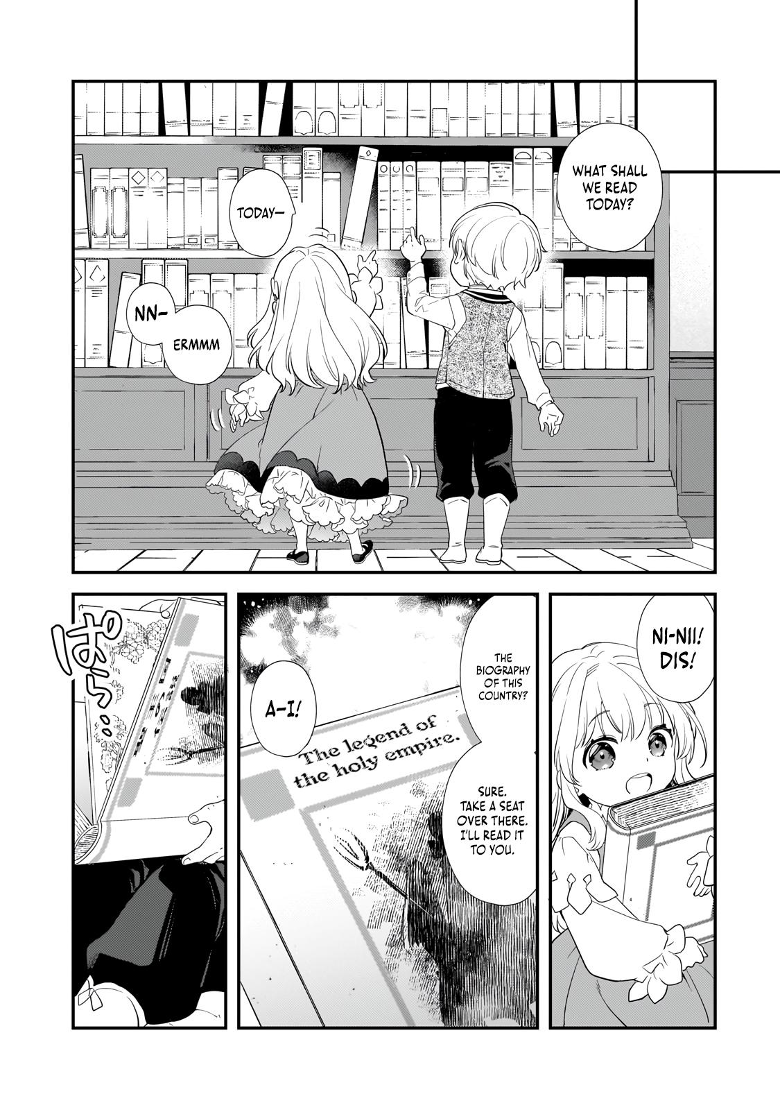 Shinu Unmei ni Aru Akuyaku Reijou no Ani ni Tensei Shita node, Imouto o Sodatete Mirai o Kaetai to Omoimasu Chapter 1 page 47 - 
