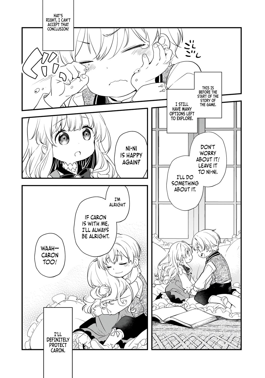 Shinu Unmei ni Aru Akuyaku Reijou no Ani ni Tensei Shita node, Imouto o Sodatete Mirai o Kaetai to Omoimasu Chapter 1 page 56 - 