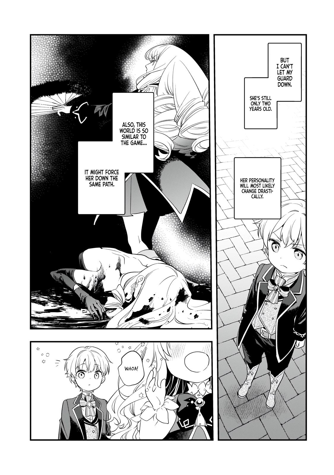 Shinu Unmei ni Aru Akuyaku Reijou no Ani ni Tensei Shita node, Imouto o Sodatete Mirai o Kaetai to Omoimasu Chapter 2 page 17 - 
