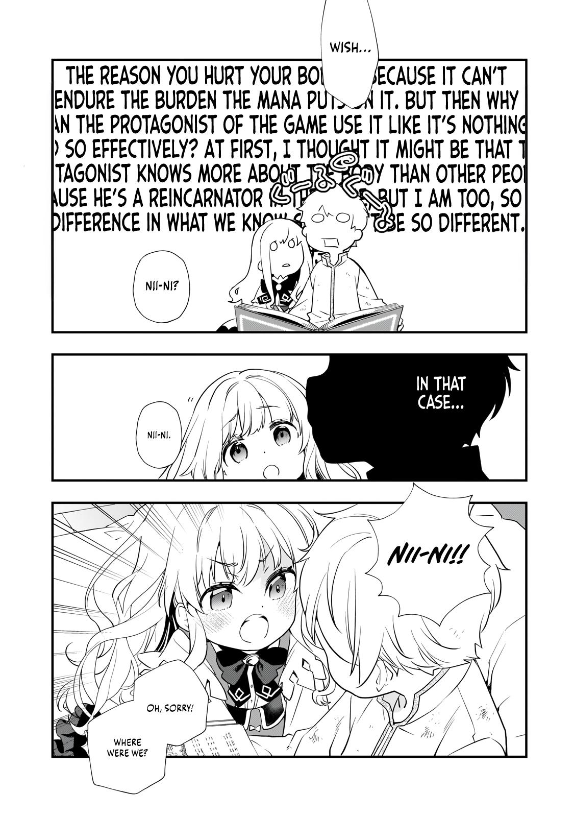 Shinu Unmei ni Aru Akuyaku Reijou no Ani ni Tensei Shita node, Imouto o Sodatete Mirai o Kaetai to Omoimasu Chapter 2 page 29 - 