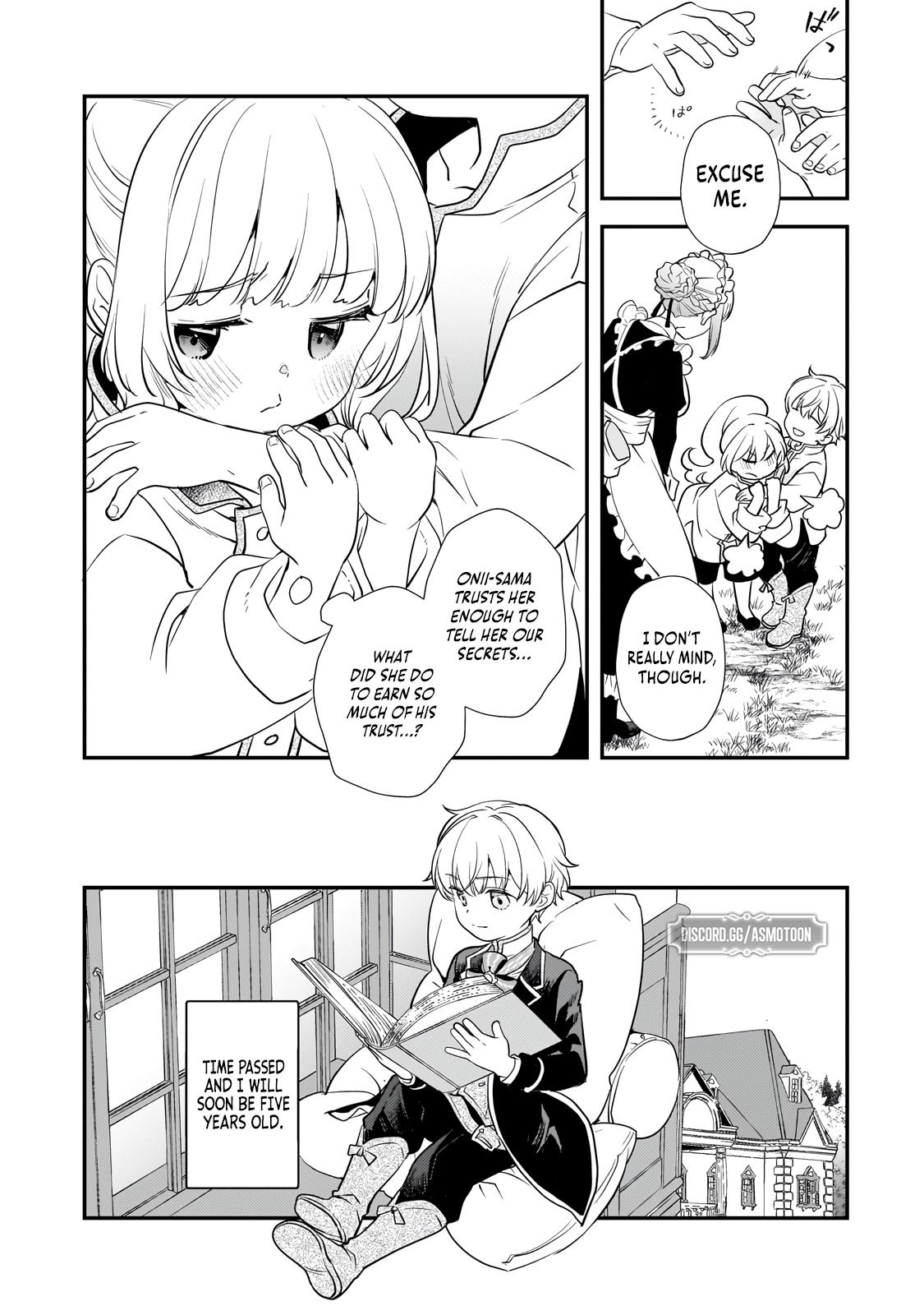 Shinu Unmei ni Aru Akuyaku Reijou no Ani ni Tensei Shita node, Imouto o Sodatete Mirai o Kaetai to Omoimasu Chapter 4 page 11 - 