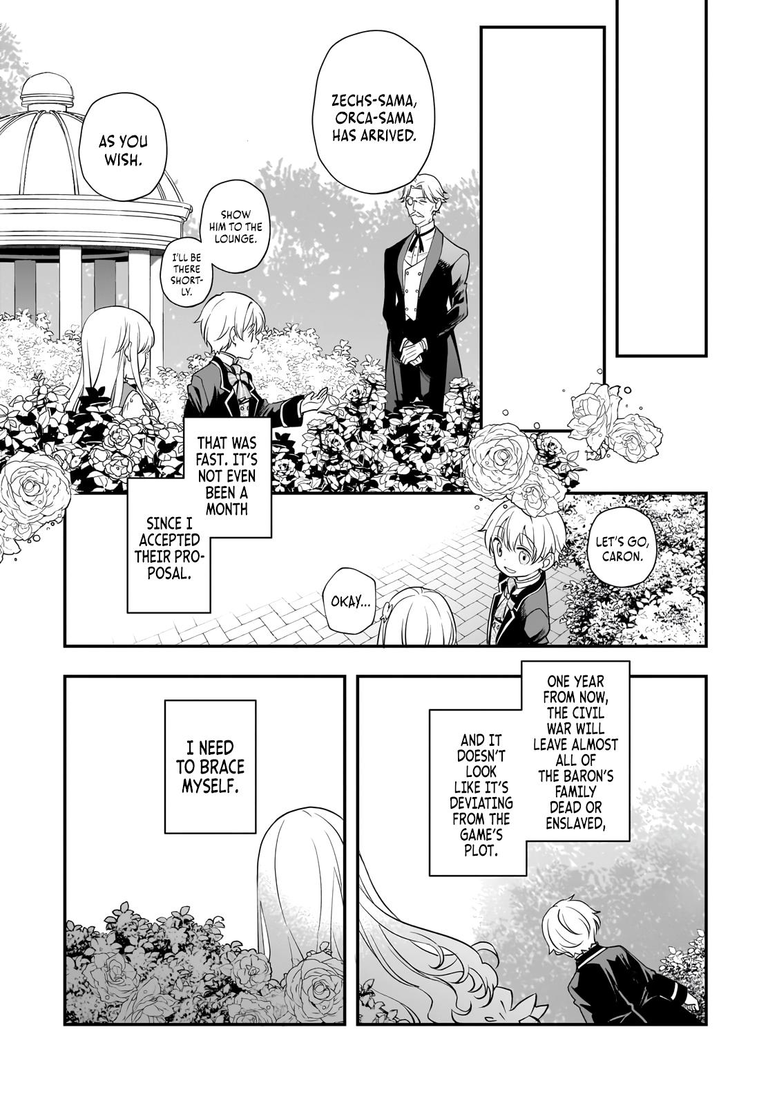 Shinu Unmei ni Aru Akuyaku Reijou no Ani ni Tensei Shita node, Imouto o Sodatete Mirai o Kaetai to Omoimasu Chapter 6 page 24 - 