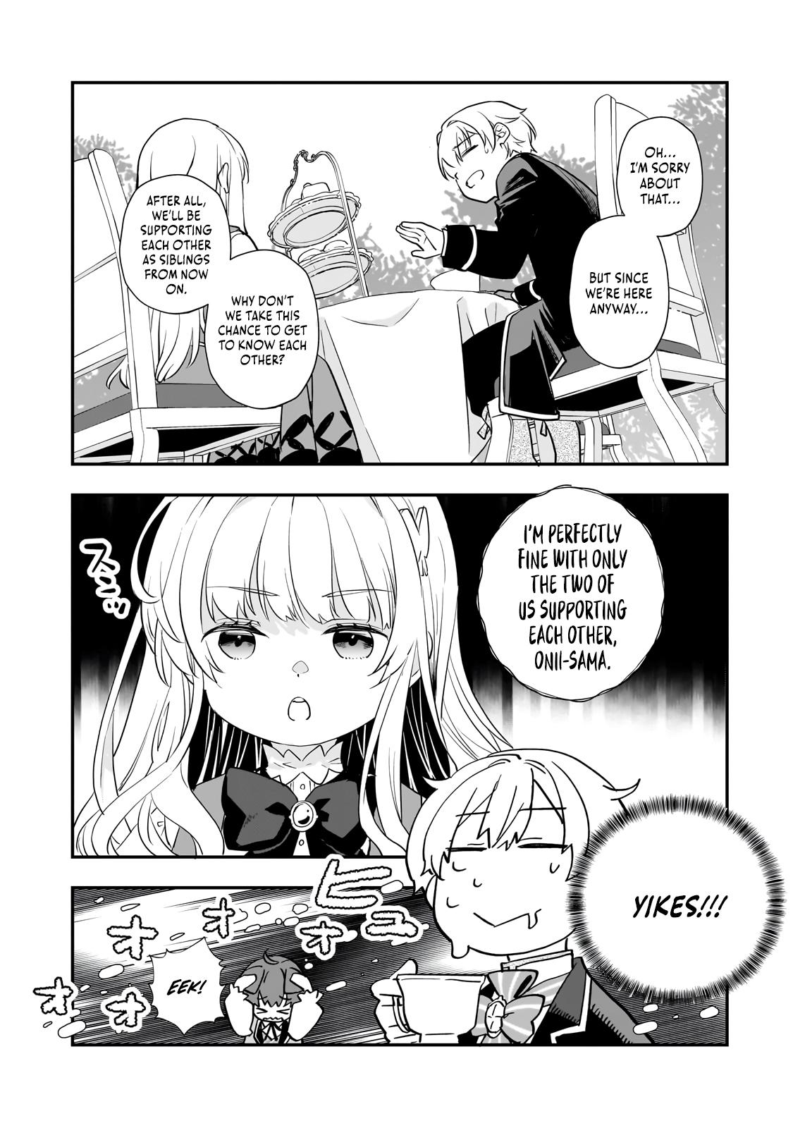 Shinu Unmei ni Aru Akuyaku Reijou no Ani ni Tensei Shita node, Imouto o Sodatete Mirai o Kaetai to Omoimasu Chapter 6 page 33 - 
