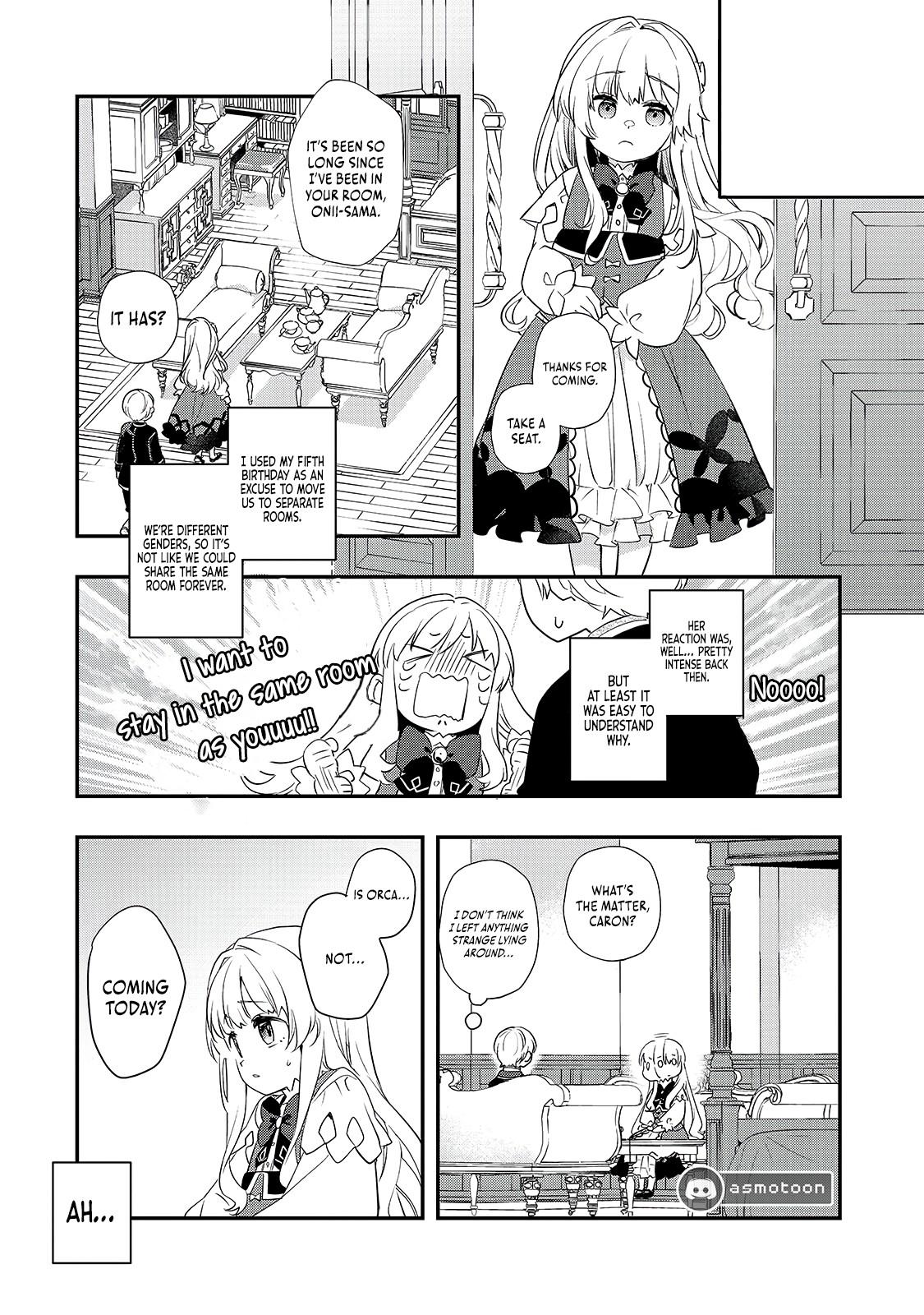Shinu Unmei ni Aru Akuyaku Reijou no Ani ni Tensei Shita node, Imouto o Sodatete Mirai o Kaetai to Omoimasu Chapter 7 page 12 - 