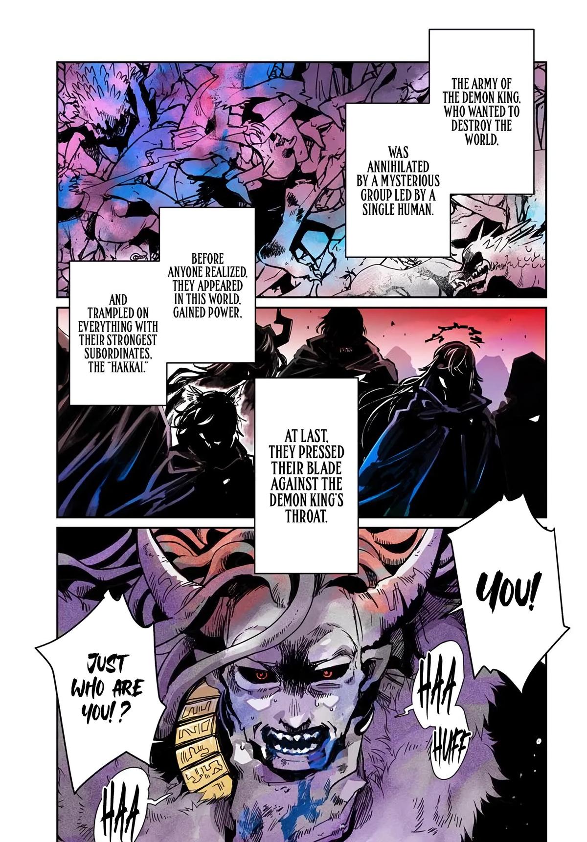 Shio no Kikan ~Moto Yuusha no Ore, Jibun ga Soshiki Shita Chuunibyou Himitsu Kessha wo Tomeru Tame ni Futatabi Isekai ni Shoukan Sarete Shimau~ Chapter 1 page 1 - 