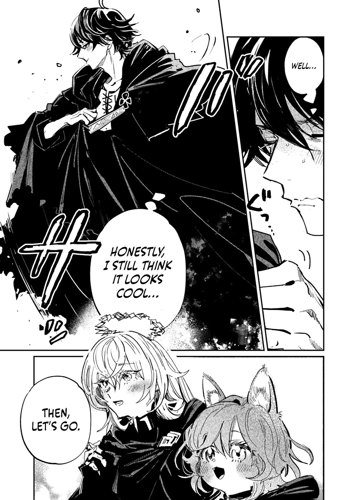 Shio no Kikan ~Moto Yuusha no Ore, Jibun ga Soshiki Shita Chuunibyou Himitsu Kessha wo Tomeru Tame ni Futatabi Isekai ni Shoukan Sarete Shimau~ Chapter 2.2 page 13 - 