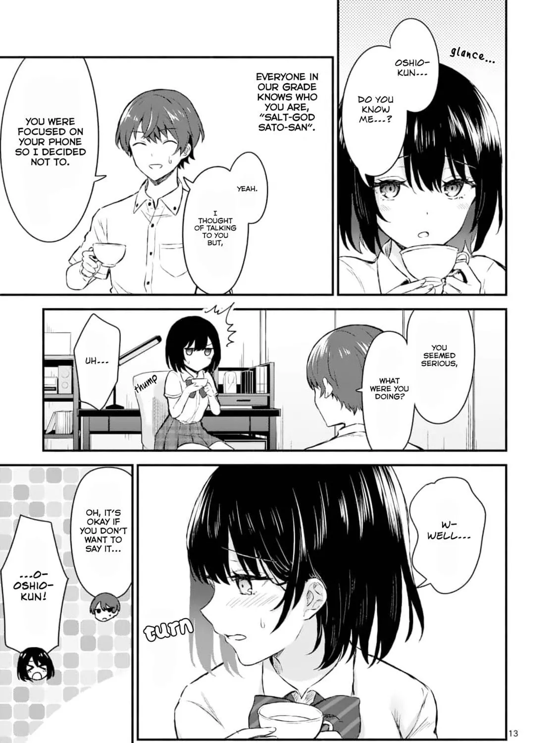 Shiotaiou no Sato-san ga Ore ni dake Amai Chapter 1 page 23 - 