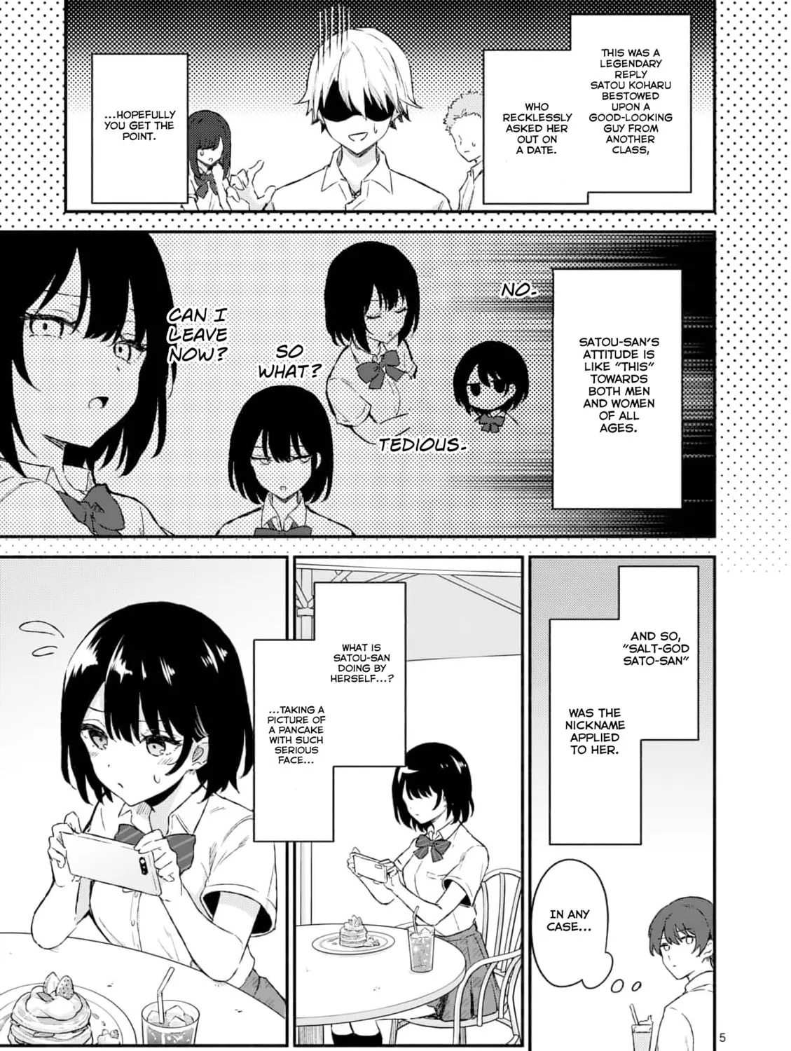Shiotaiou no Sato-san ga Ore ni dake Amai Chapter 1 page 7 - 