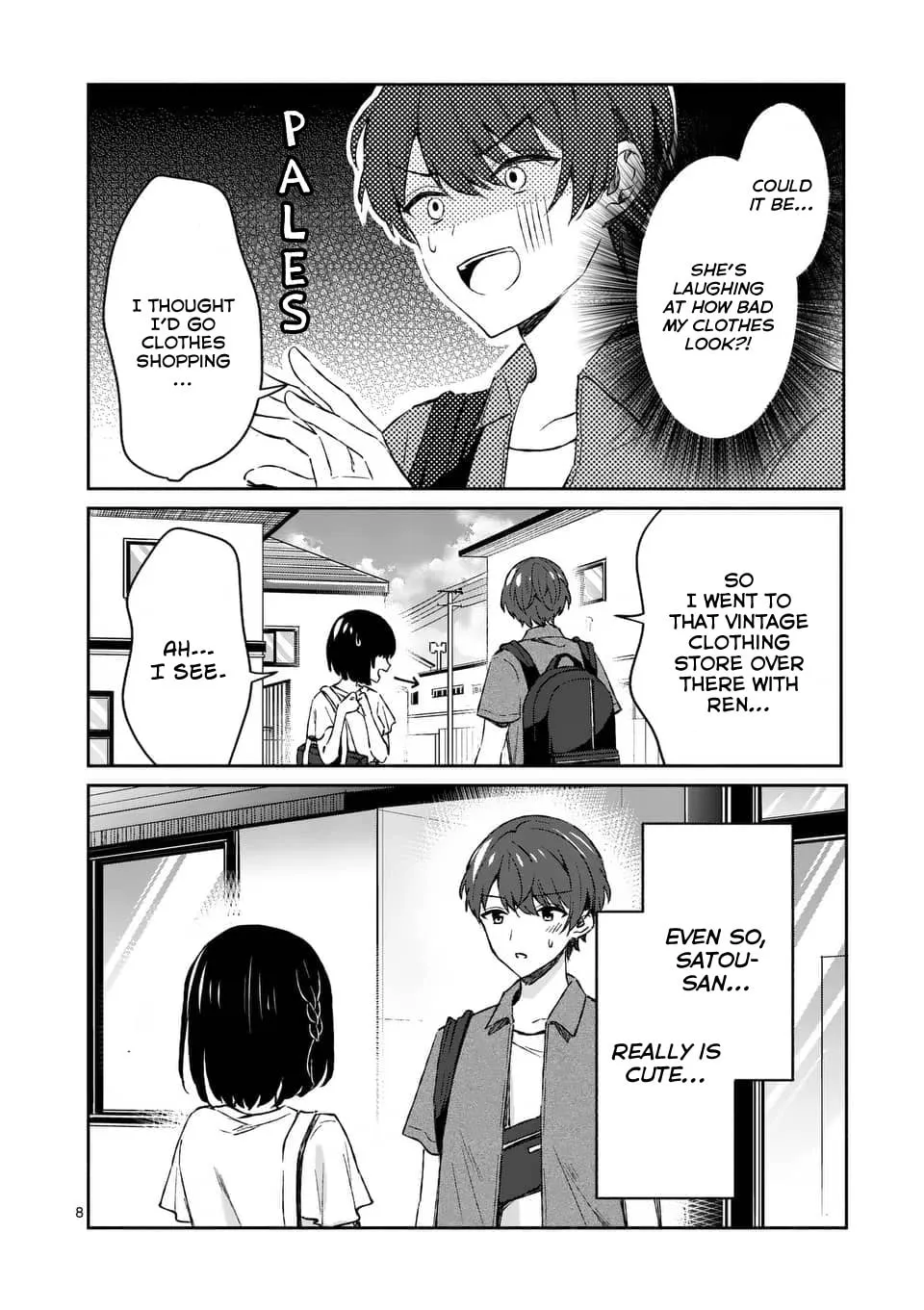 Shiotaiou no Sato-san ga Ore ni dake Amai Chapter 10 page 8 - 