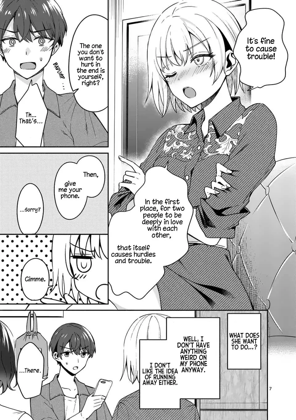 Shiotaiou no Sato-san ga Ore ni dake Amai Chapter 13 page 7 - 