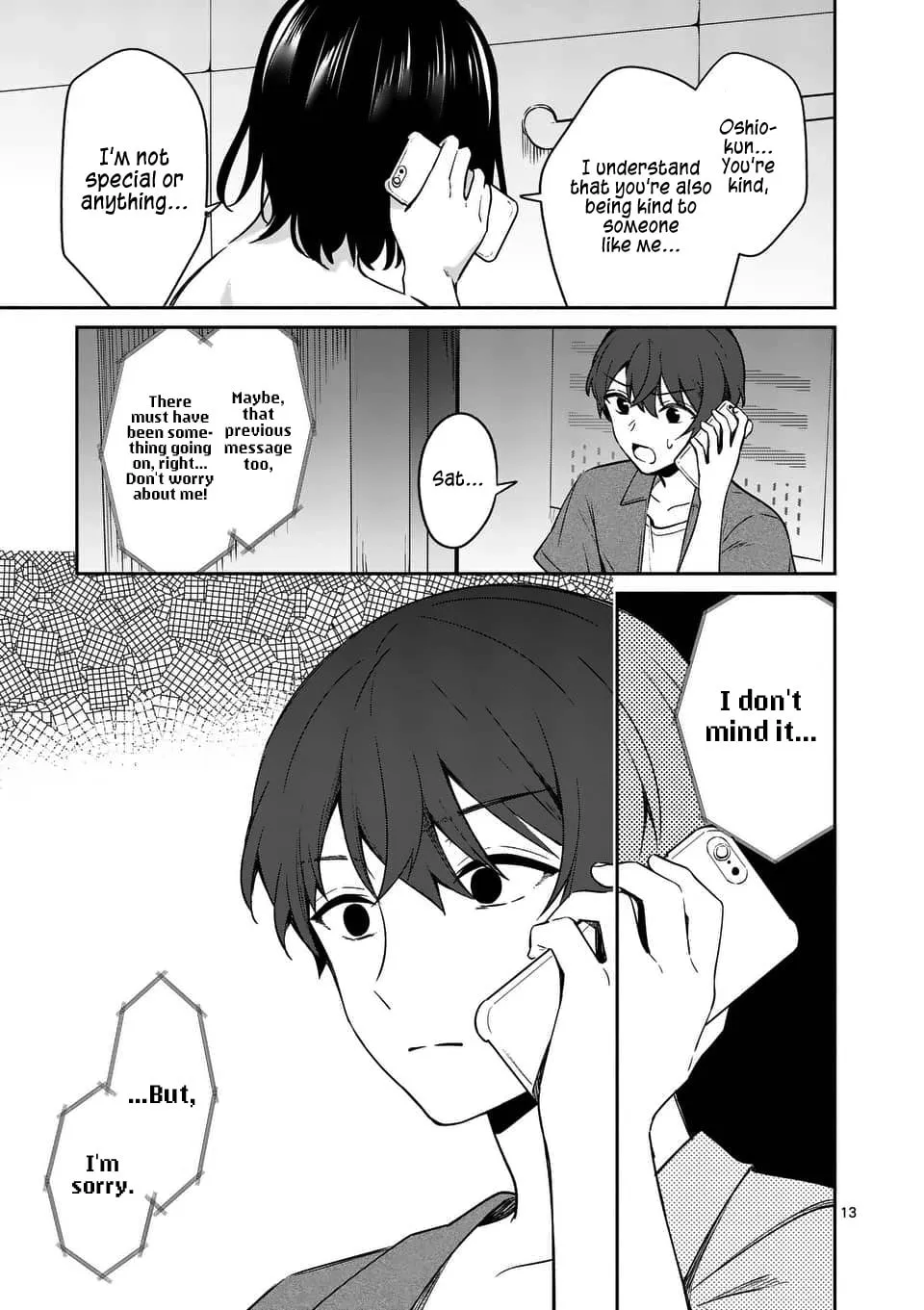 Shiotaiou no Sato-san ga Ore ni dake Amai Chapter 14 page 13 - 
