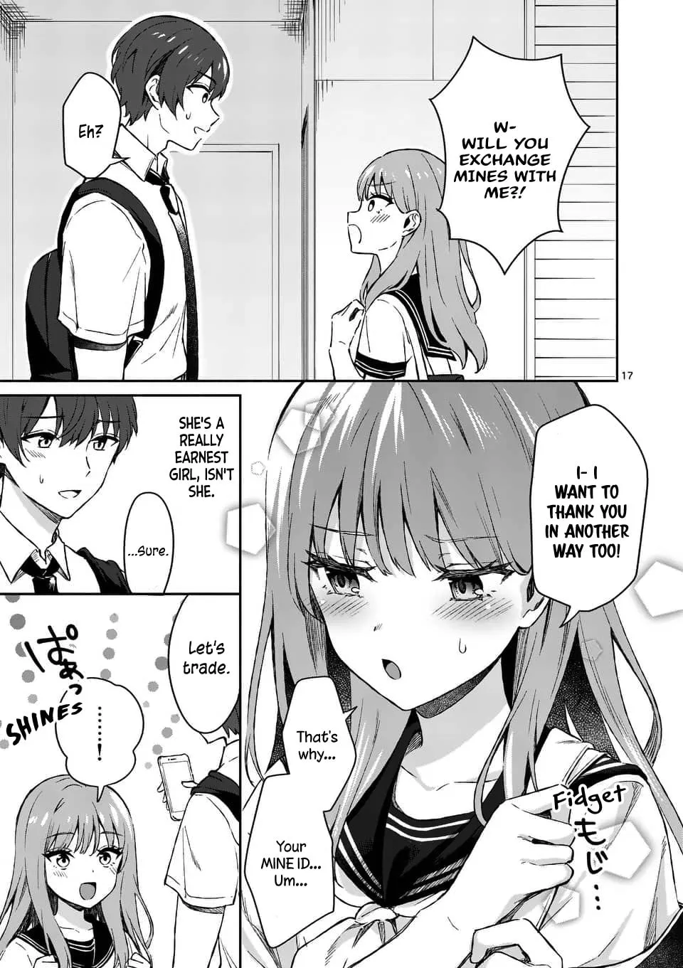 Shiotaiou no Sato-san ga Ore ni dake Amai Chapter 15 page 17 - 