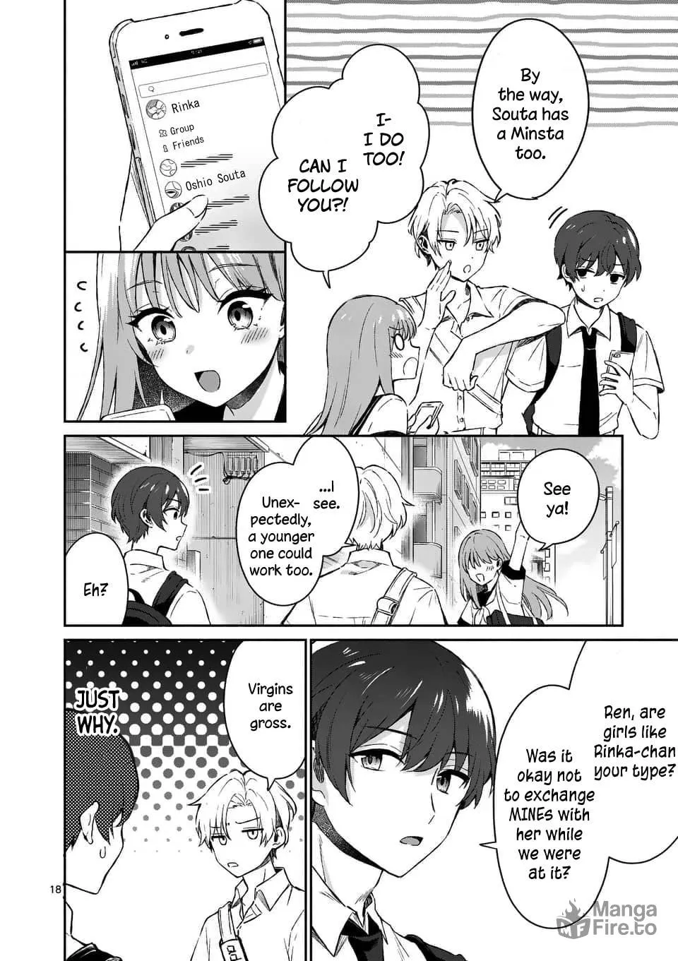Shiotaiou no Sato-san ga Ore ni dake Amai Chapter 15 page 18 - 