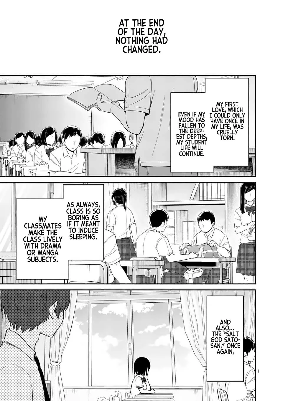 Shiotaiou no Sato-san ga Ore ni dake Amai Chapter 16 page 1 - 