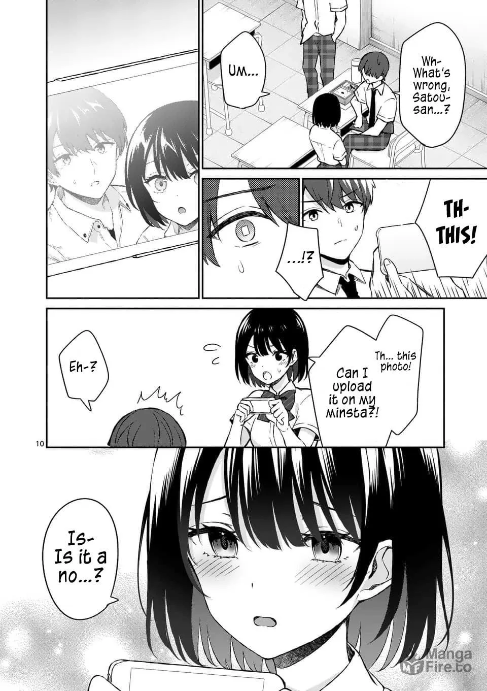 Shiotaiou no Sato-san ga Ore ni dake Amai Chapter 16 page 10 - 