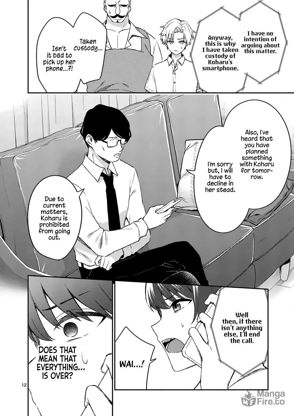 Shiotaiou no Sato-san ga Ore ni dake Amai Chapter 17 page 12 - 