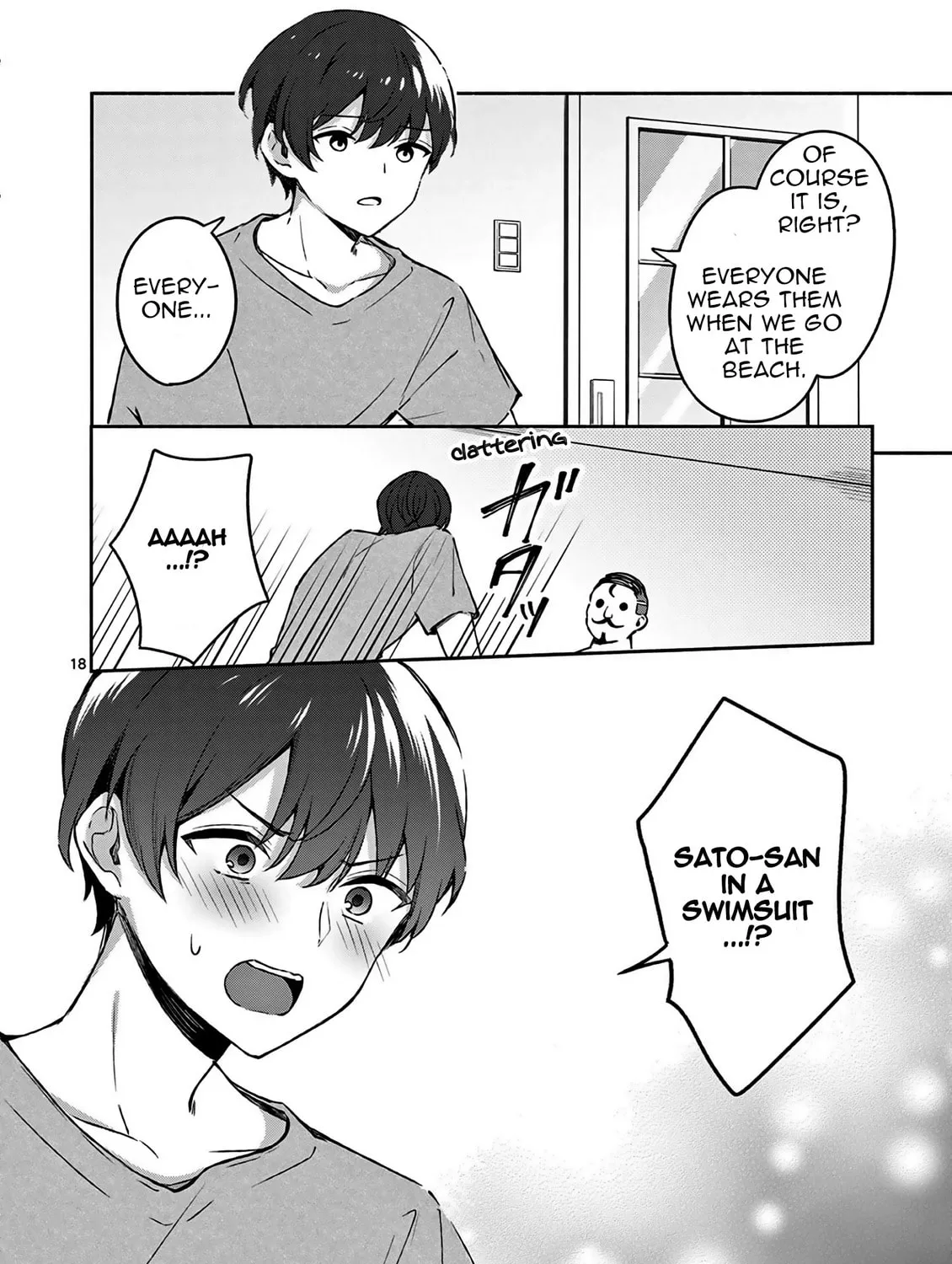 Shiotaiou no Sato-san ga Ore ni dake Amai Chapter 23 page 37 - 