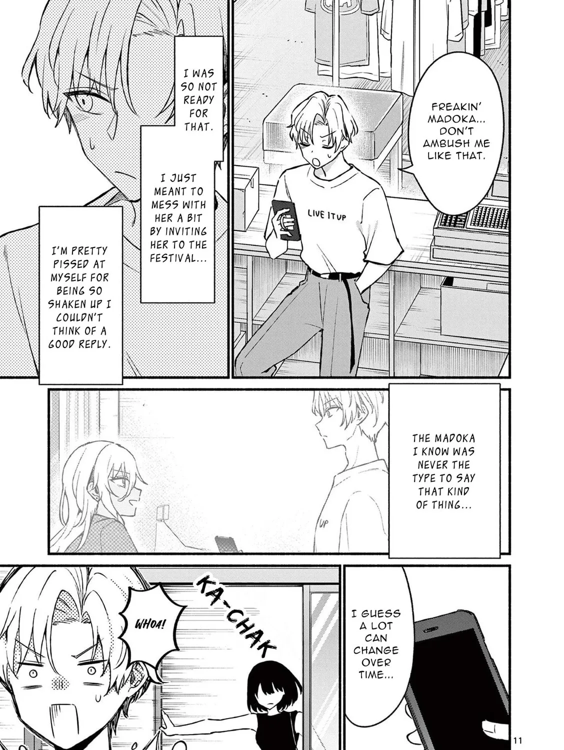 Shiotaiou no Sato-san ga Ore ni dake Amai Chapter 35 page 21 - 