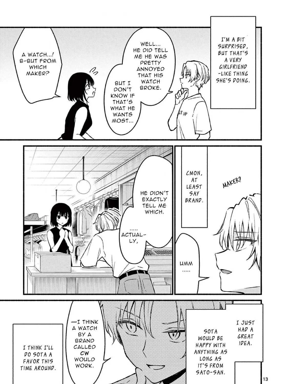 Shiotaiou no Sato-san ga Ore ni dake Amai Chapter 35 page 25 - 
