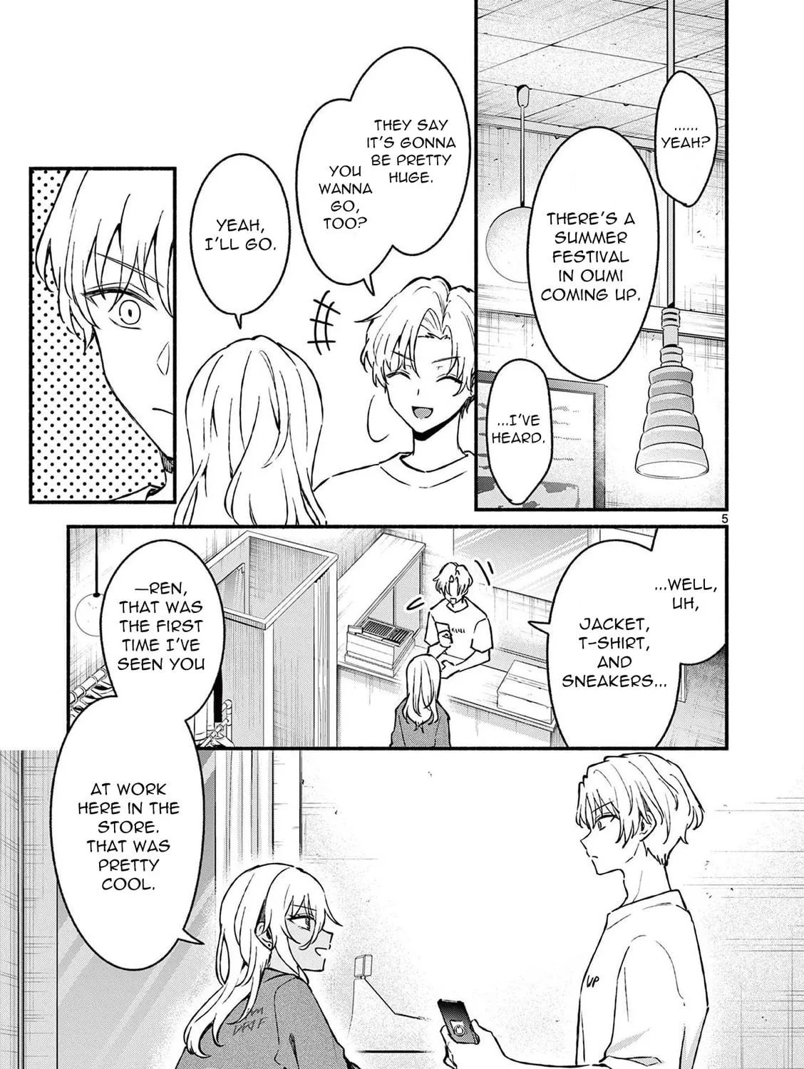 Shiotaiou no Sato-san ga Ore ni dake Amai Chapter 35 page 9 - 