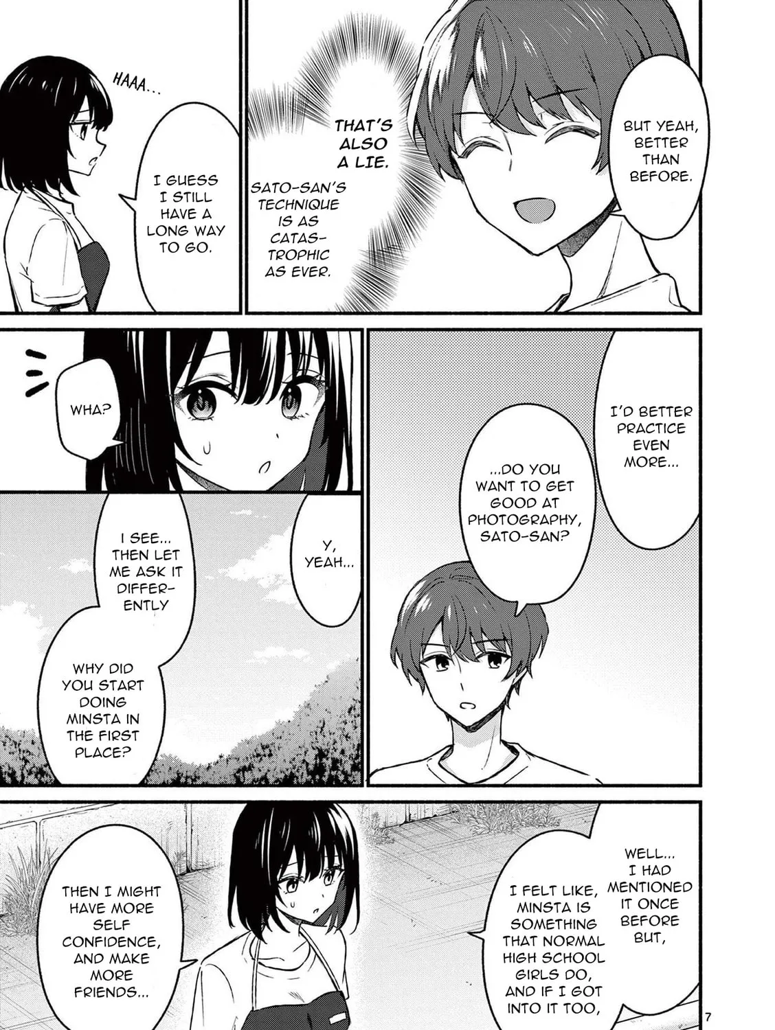 Shiotaiou no Sato-san ga Ore ni dake Amai Chapter 38 page 13 - 