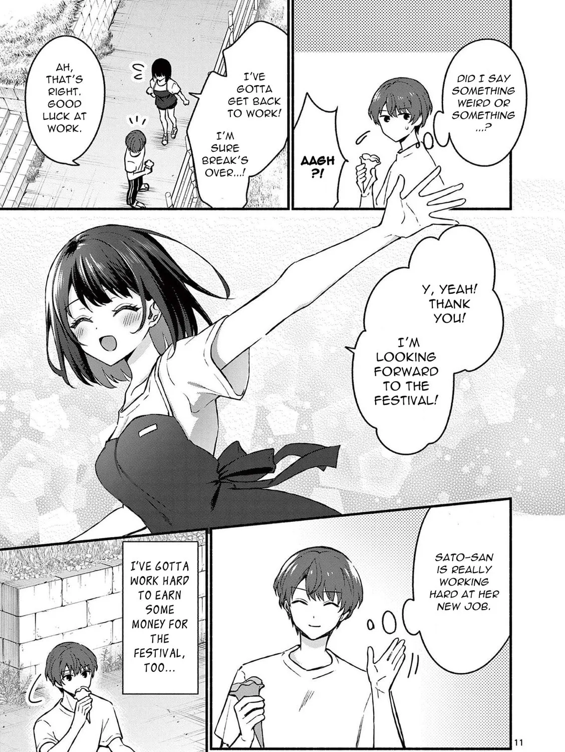 Shiotaiou no Sato-san ga Ore ni dake Amai Chapter 38 page 21 - 