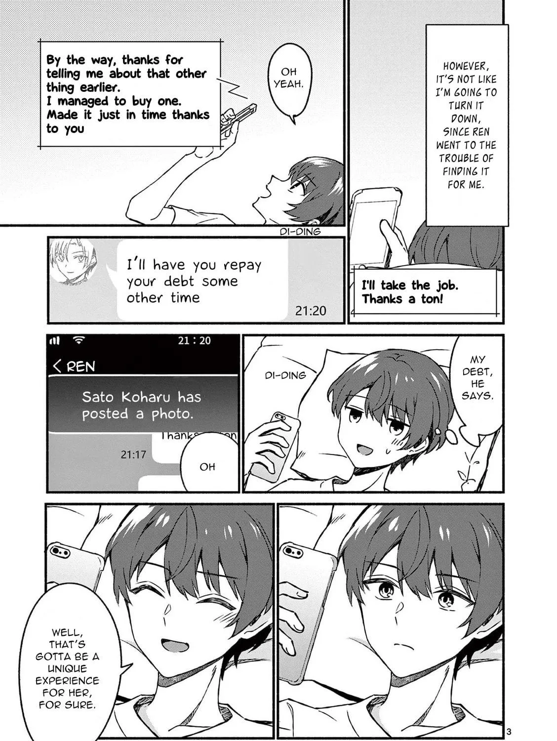 Shiotaiou no Sato-san ga Ore ni dake Amai Chapter 39 page 5 - 