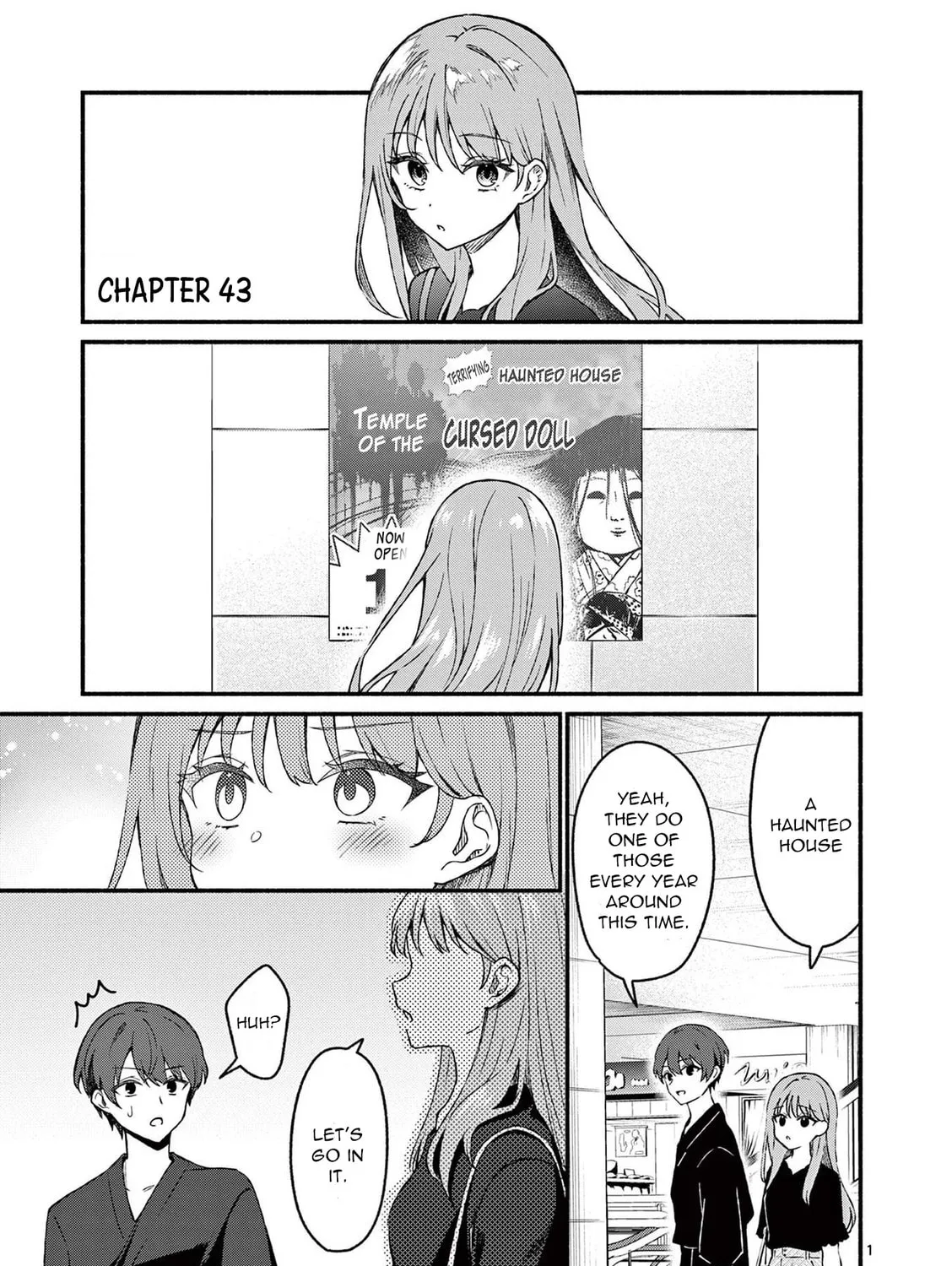 Shiotaiou no Sato-san ga Ore ni dake Amai Chapter 43 page 1 - 