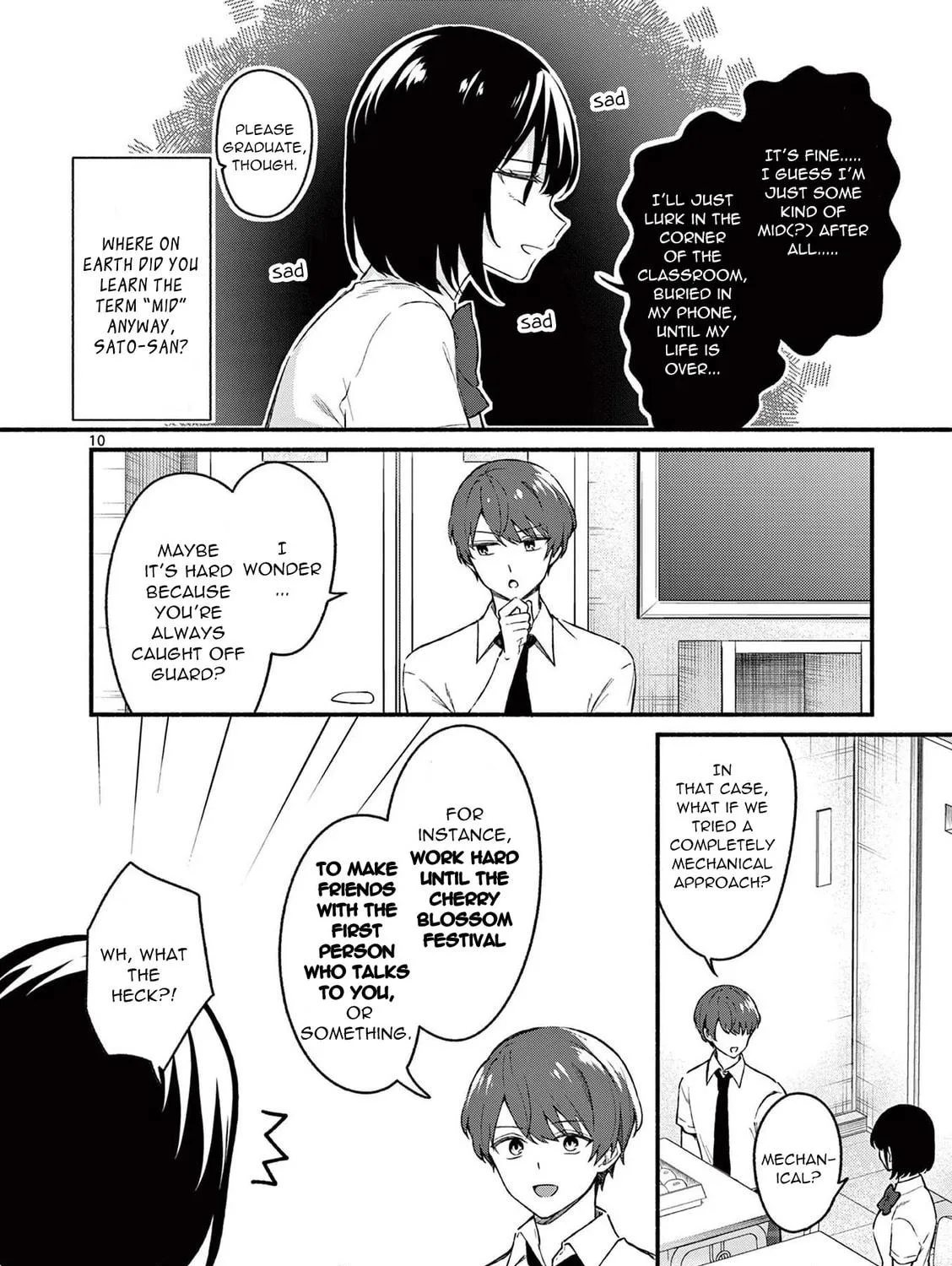 Shiotaiou no Sato-san ga Ore ni dake Amai Chapter 47 page 19 - 