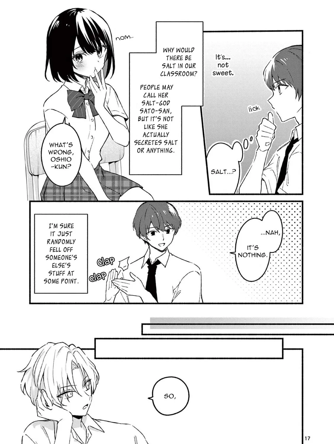 Shiotaiou no Sato-san ga Ore ni dake Amai Chapter 47 page 33 - 
