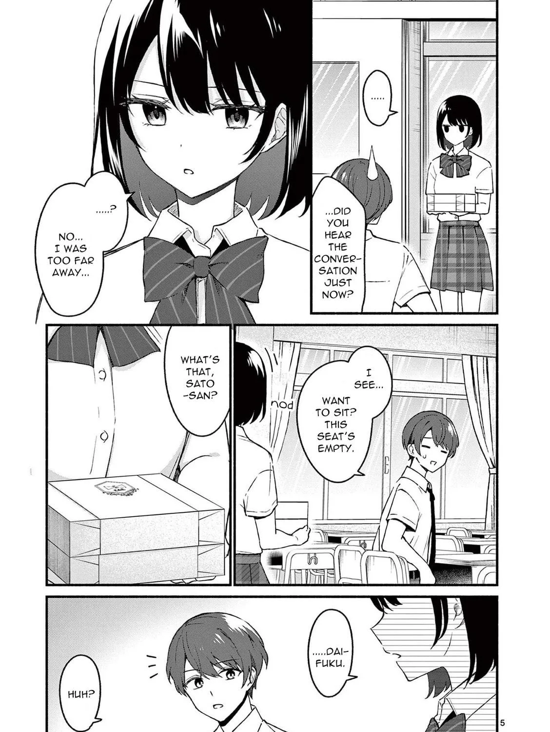 Shiotaiou no Sato-san ga Ore ni dake Amai Chapter 47 page 9 - 