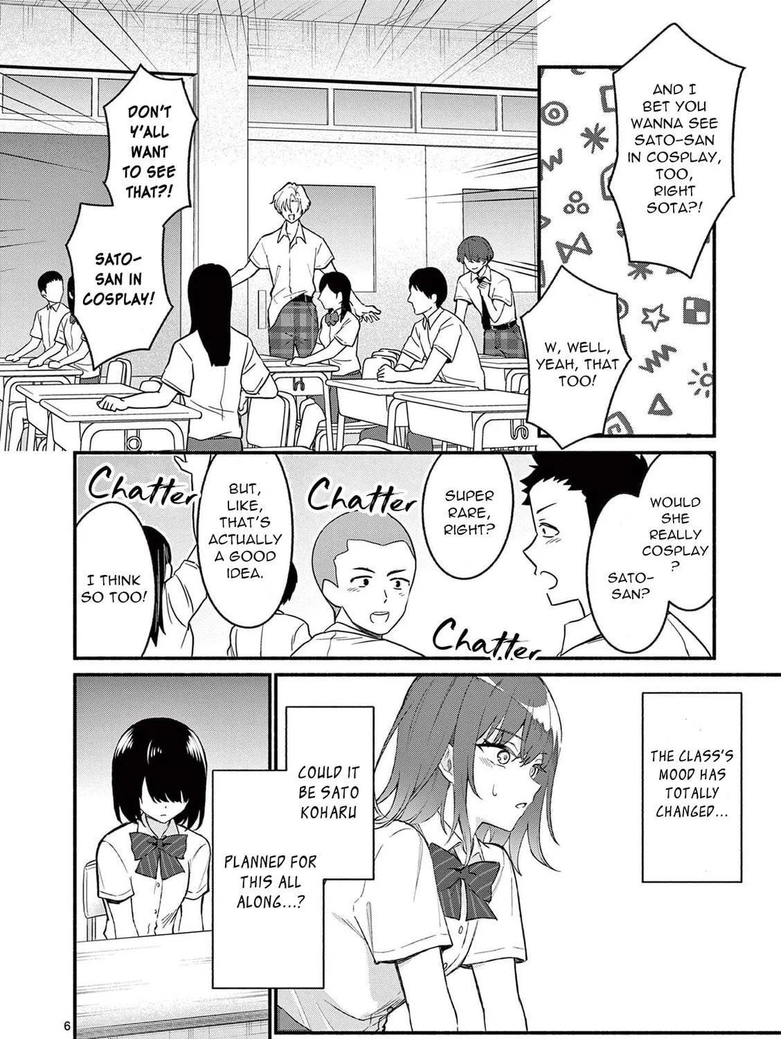 Shiotaiou no Sato-san ga Ore ni dake Amai Chapter 49 page 11 - 