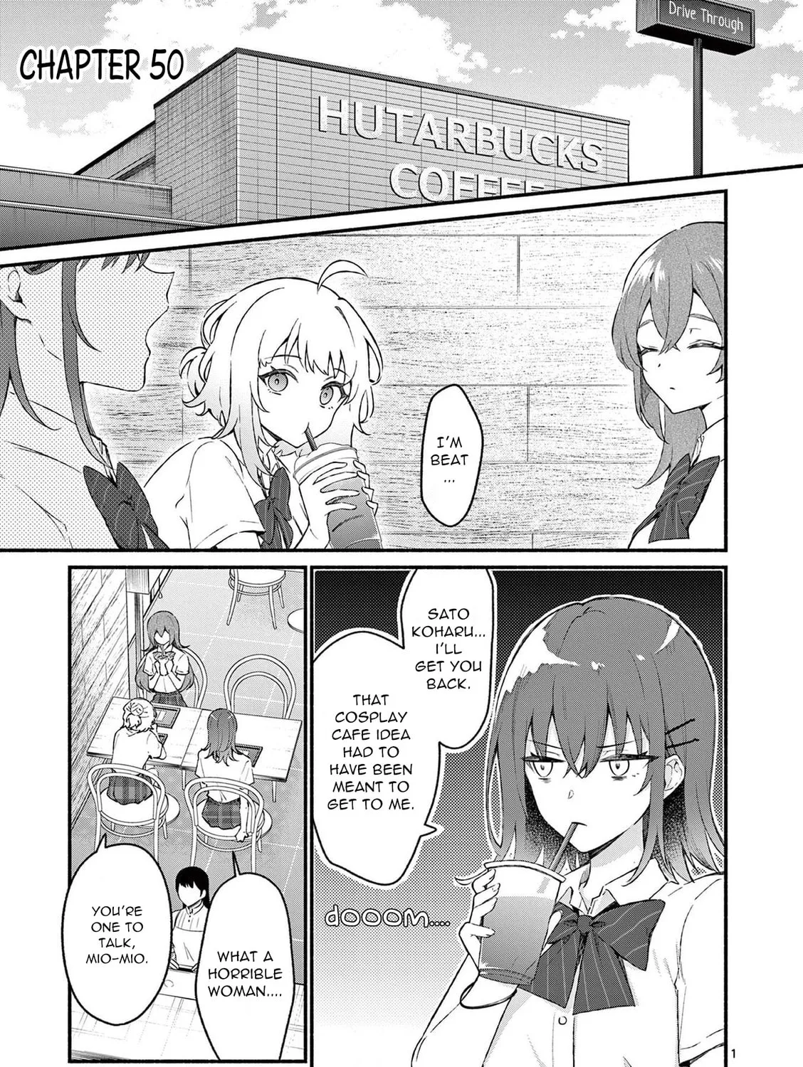 Shiotaiou no Sato-san ga Ore ni dake Amai Chapter 50 page 1 - 