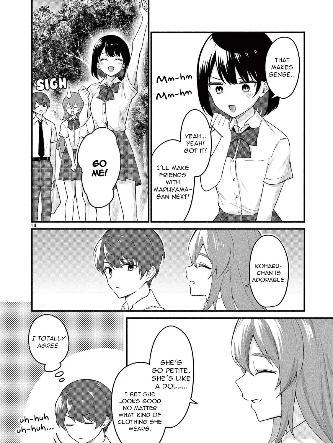 Shiotaiou no Sato-san ga Ore ni dake Amai Chapter 52 page 27 - 