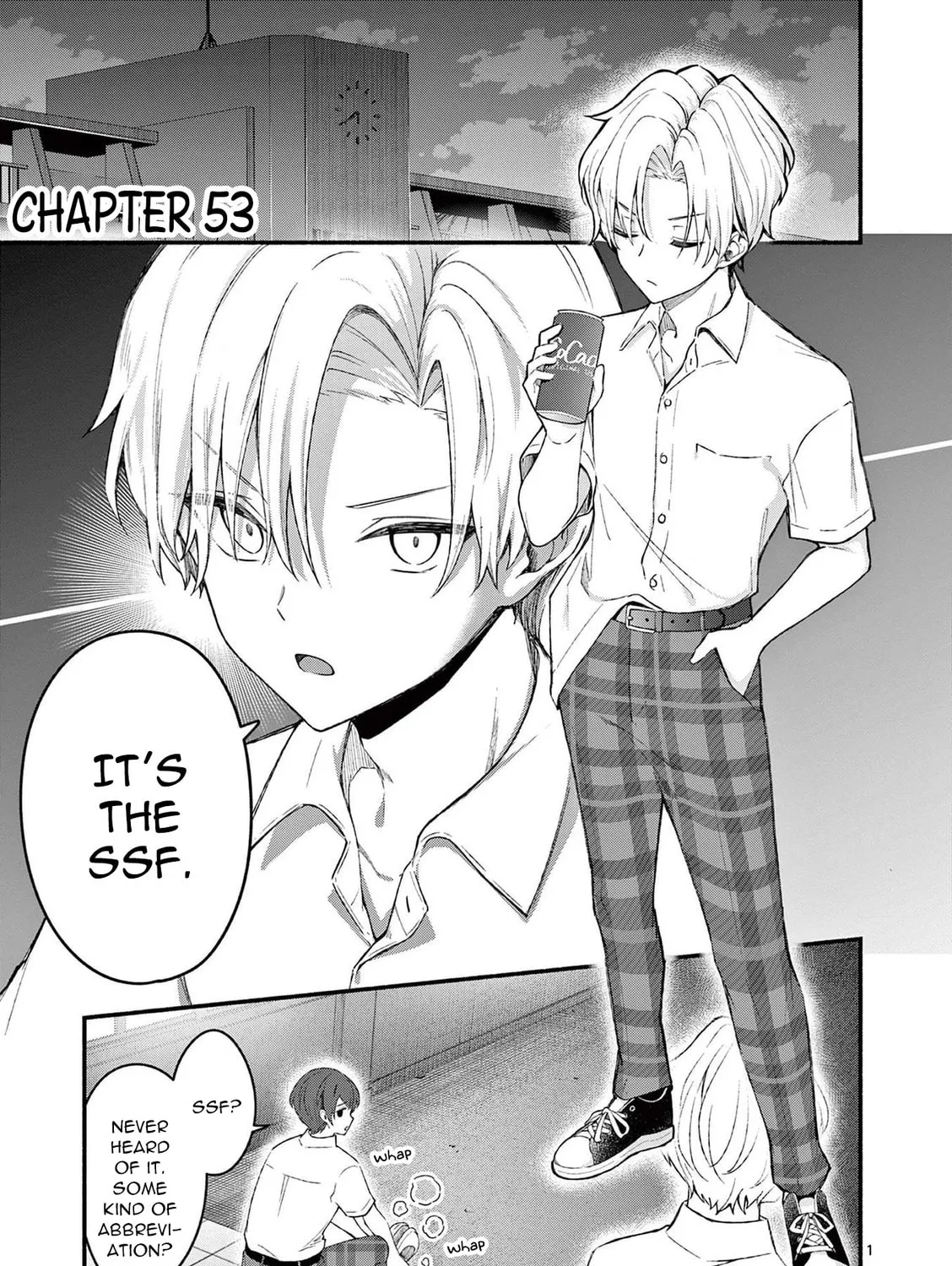 Shiotaiou no Sato-san ga Ore ni dake Amai Chapter 53 page 1 - 