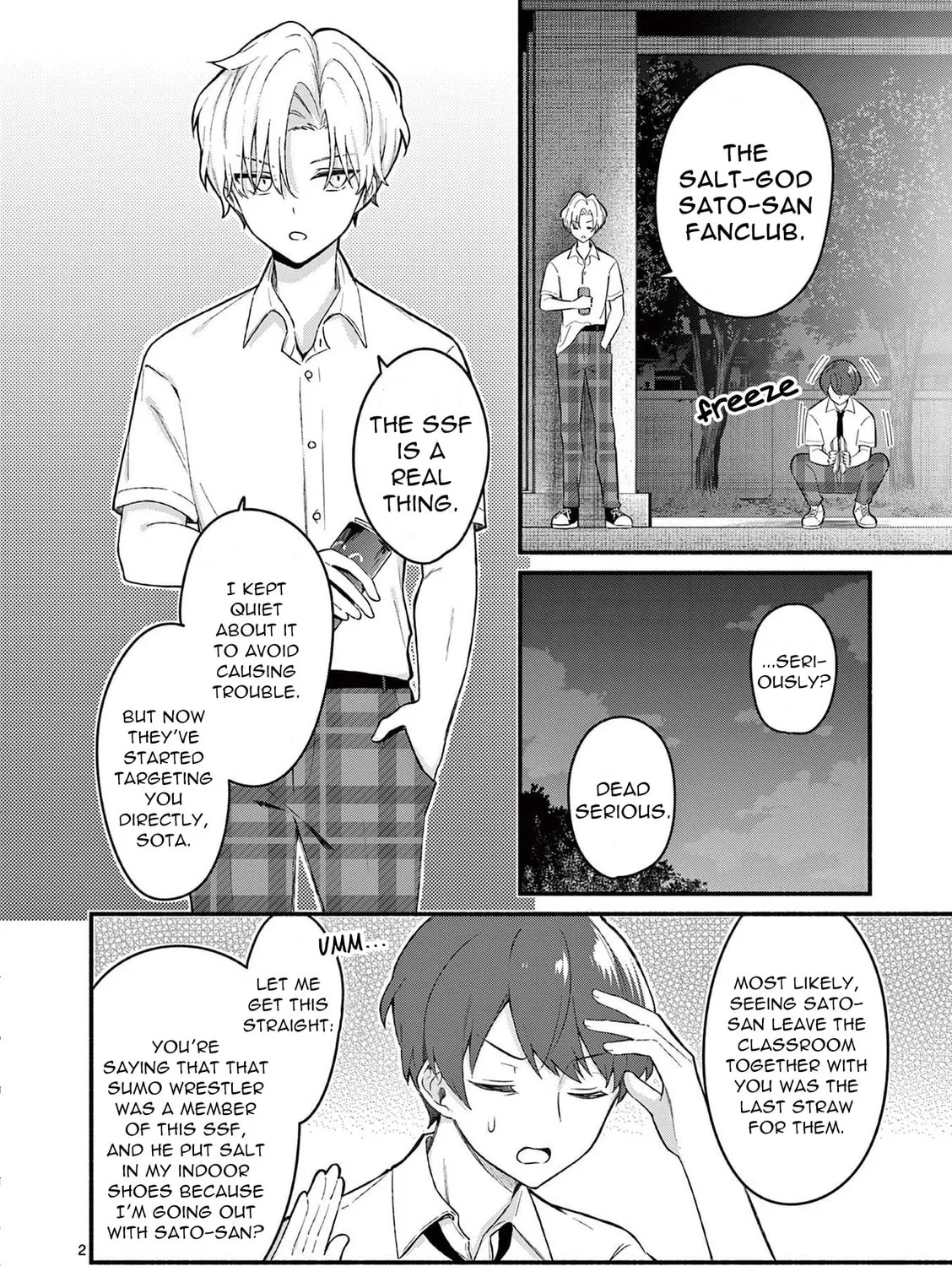Shiotaiou no Sato-san ga Ore ni dake Amai Chapter 53 page 3 - 