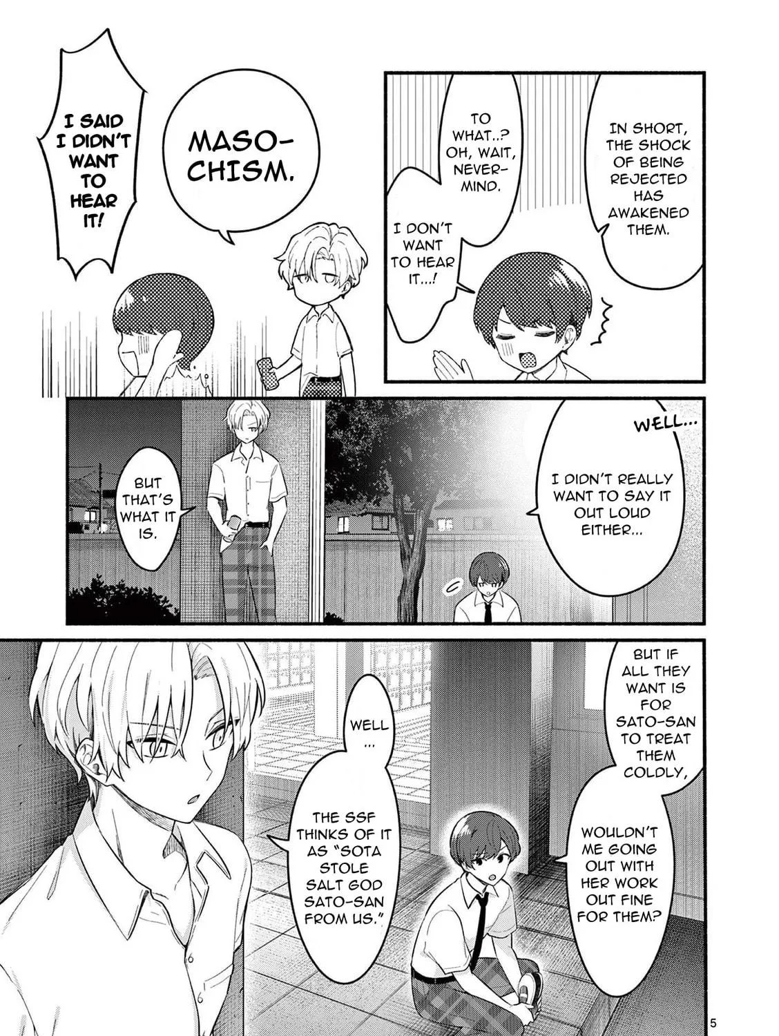 Shiotaiou no Sato-san ga Ore ni dake Amai Chapter 53 page 9 - 