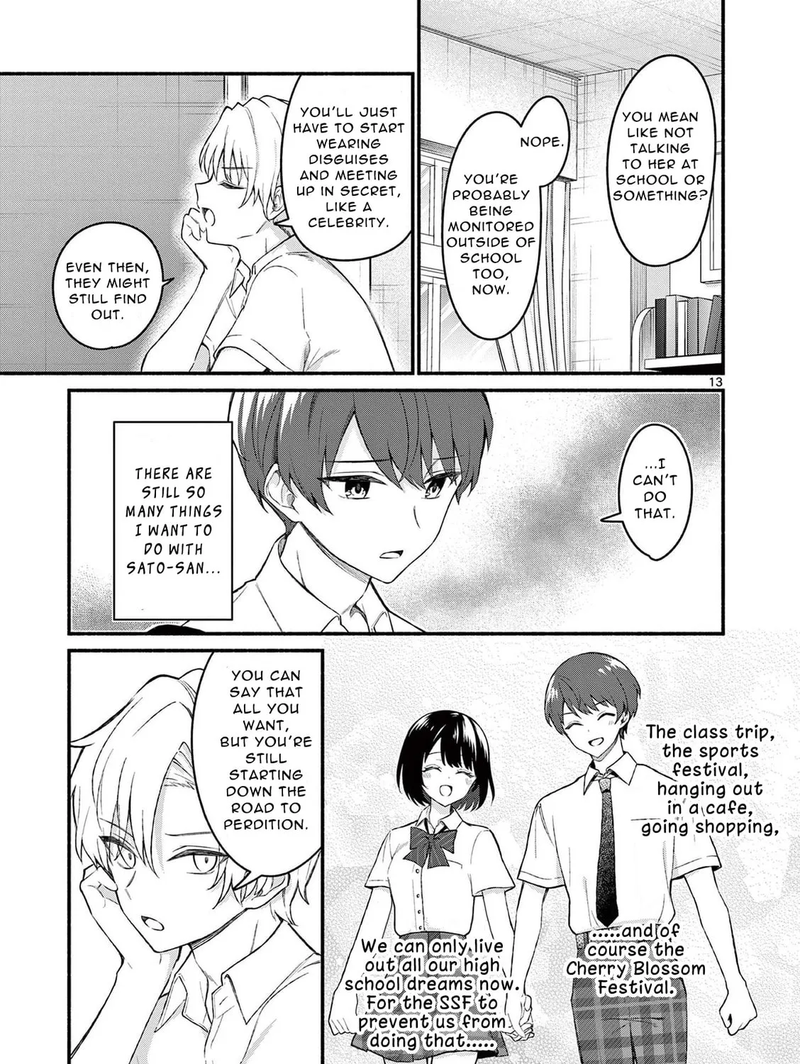 Shiotaiou no Sato-san ga Ore ni dake Amai Chapter 55 page 25 - 