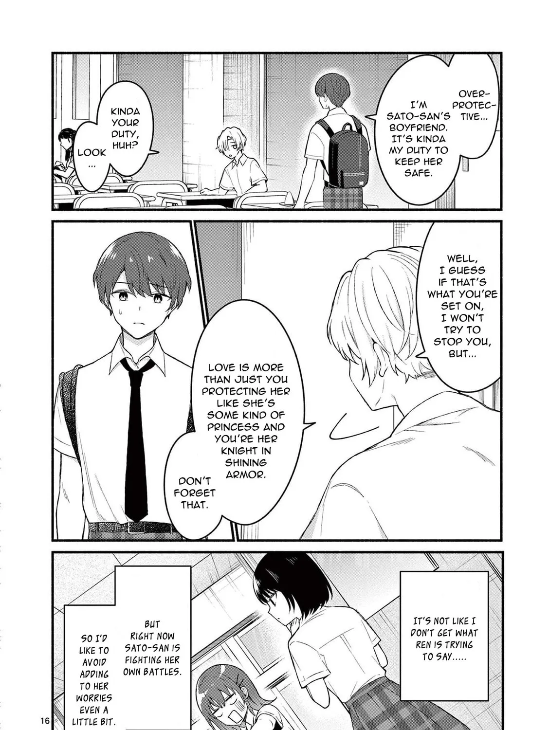 Shiotaiou no Sato-san ga Ore ni dake Amai Chapter 55 page 31 - 