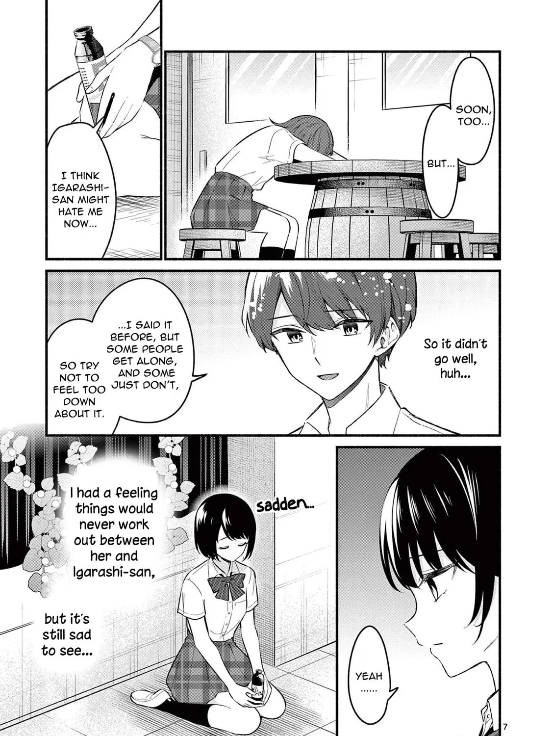 Shiotaiou no Sato-san ga Ore ni dake Amai Chapter 57 page 13 - 