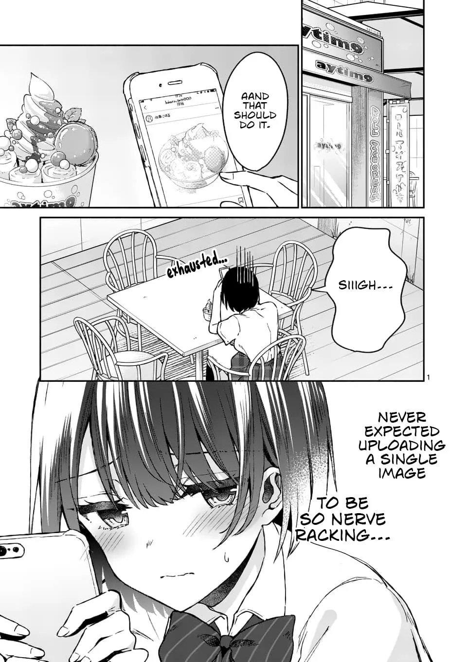 Shiotaiou no Sato-san ga Ore ni dake Amai Chapter 7 page 1 - 