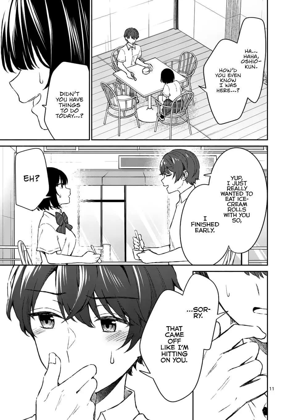 Shiotaiou no Sato-san ga Ore ni dake Amai Chapter 7 page 11 - 