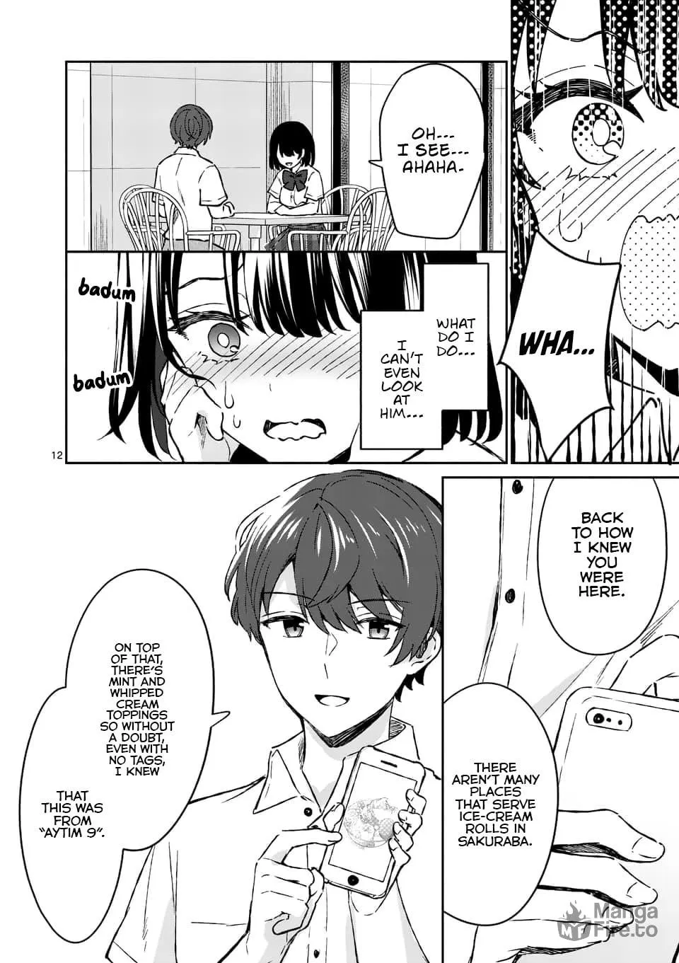 Shiotaiou no Sato-san ga Ore ni dake Amai Chapter 7 page 12 - 