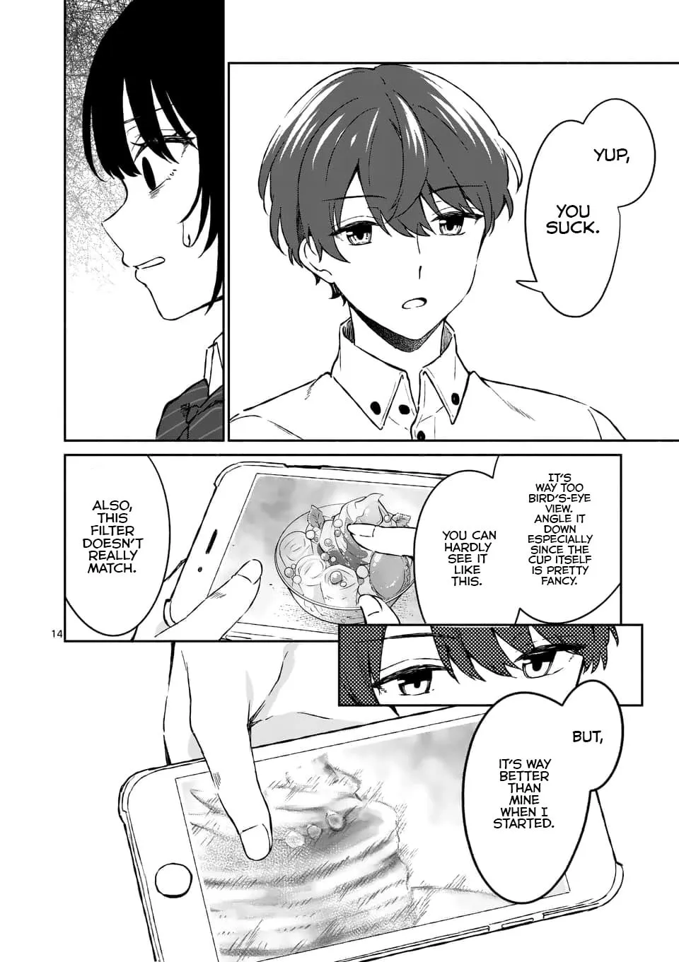 Shiotaiou no Sato-san ga Ore ni dake Amai Chapter 7 page 14 - 