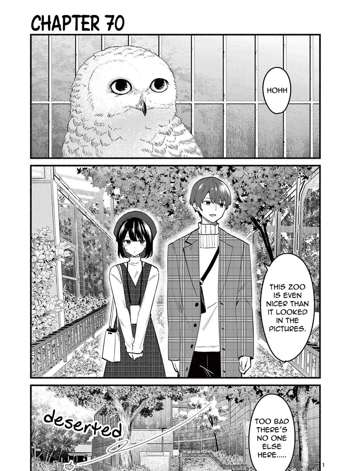 Shiotaiou no Sato-san ga Ore ni dake Amai Chapter 70 page 1 - 