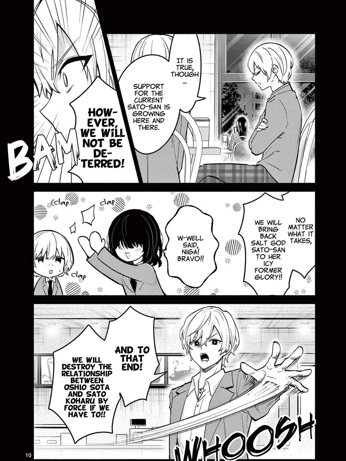 Shiotaiou no Sato-san ga Ore ni dake Amai Chapter 72 page 19 - 