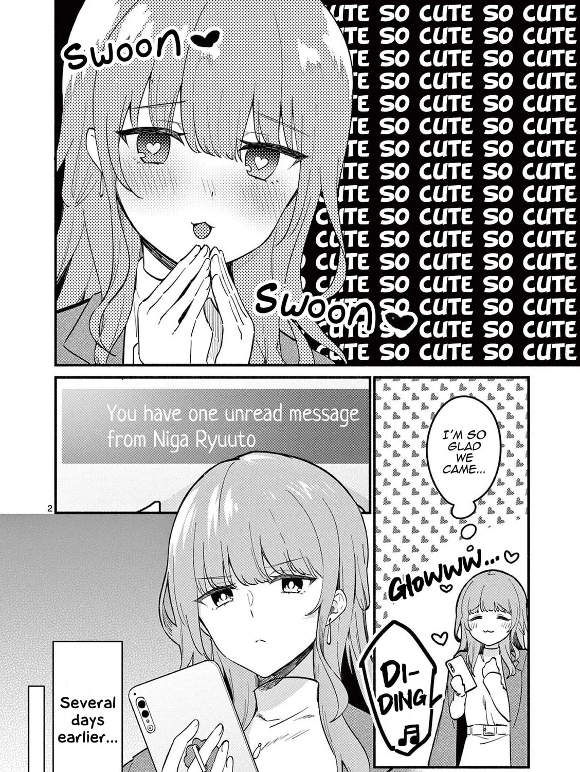 Shiotaiou no Sato-san ga Ore ni dake Amai Chapter 73 page 3 - 