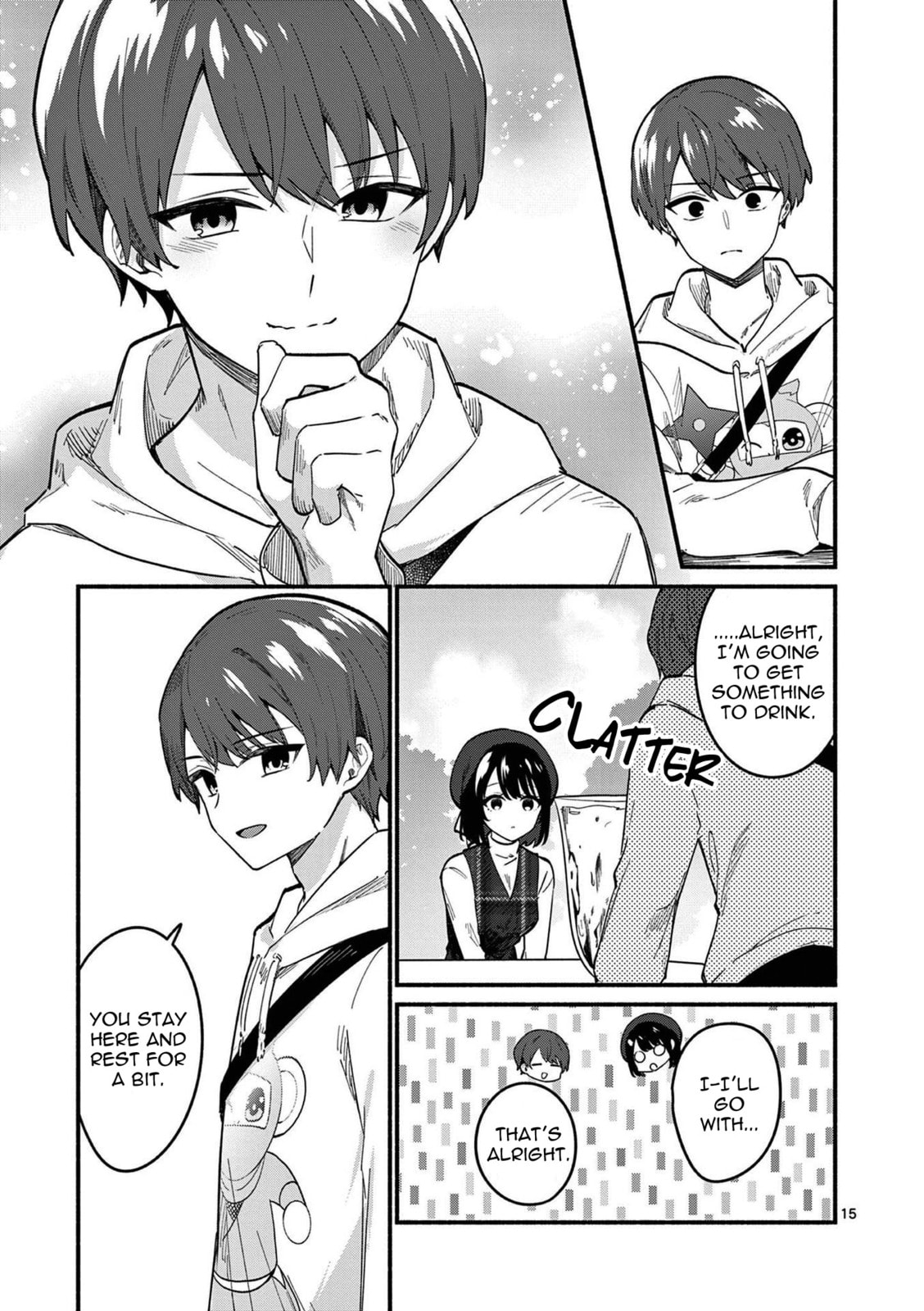 Shiotaiou no Sato-san ga Ore ni dake Amai Chapter 77 page 15 - 