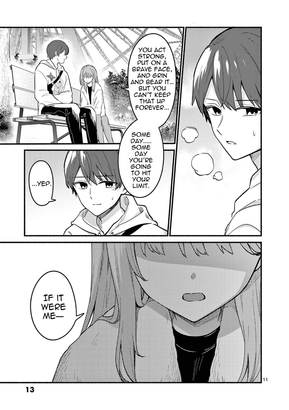 Shiotaiou no Sato-san ga Ore ni dake Amai Chapter 78 page 11 - 