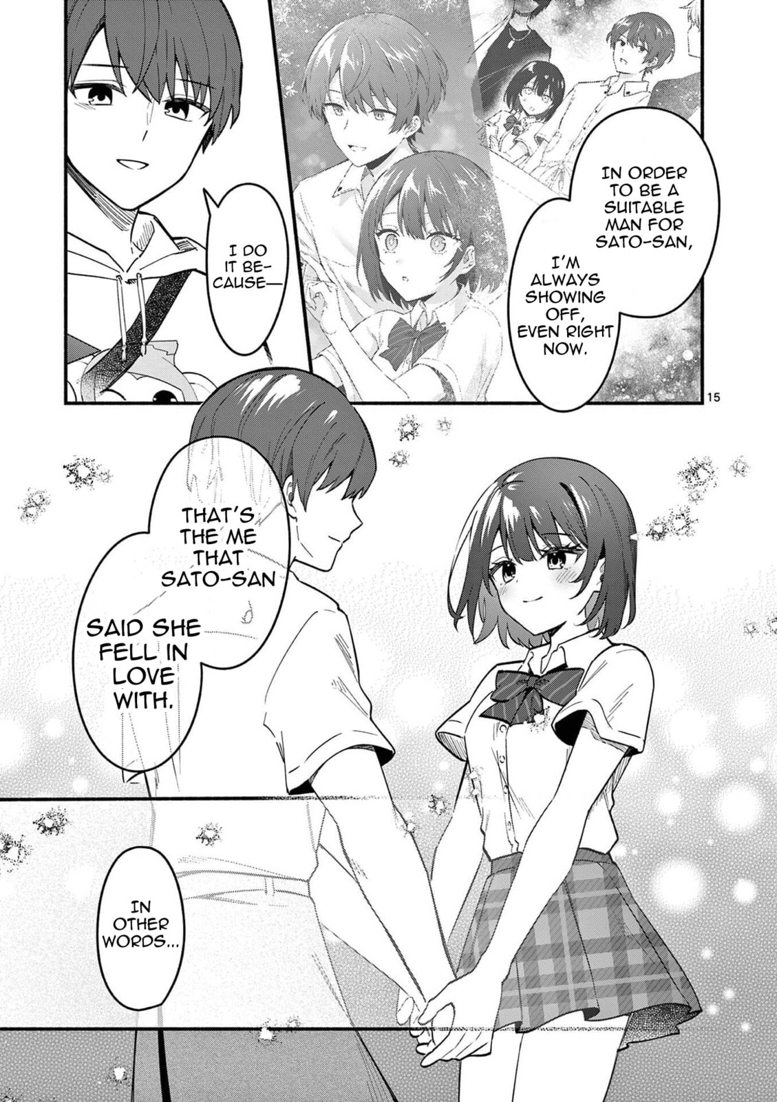 Shiotaiou no Sato-san ga Ore ni dake Amai Chapter 78 page 16 - 